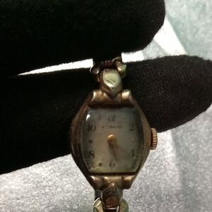 Womans Vintage Gold and Silver Watch